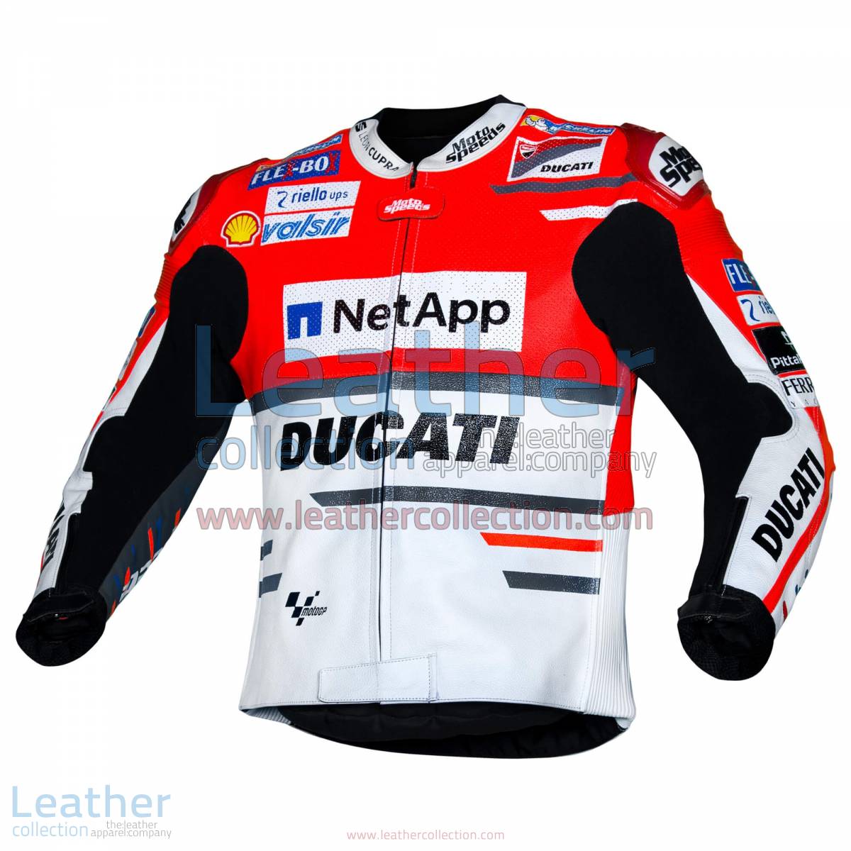Andrea Dovizioso Ducati MotoGP 2018 Leather Jacket