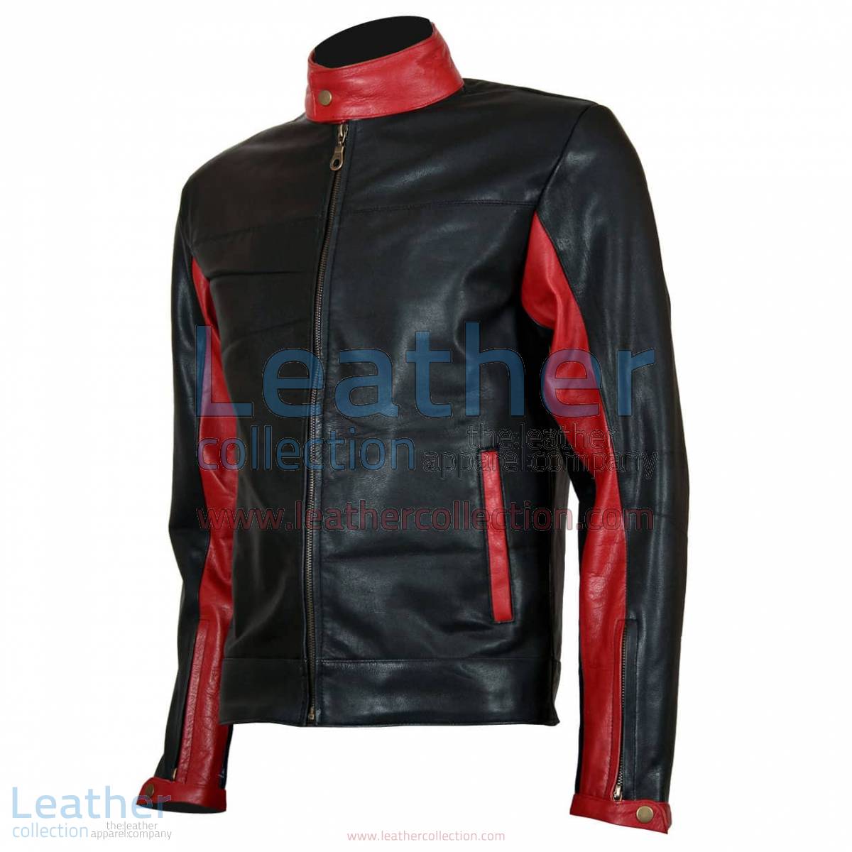 Batman Biker Black Leather Jacket