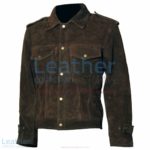 Beatles John Lennon Rubber Soul Brown Suede Leather Jacket | brown leather jacket