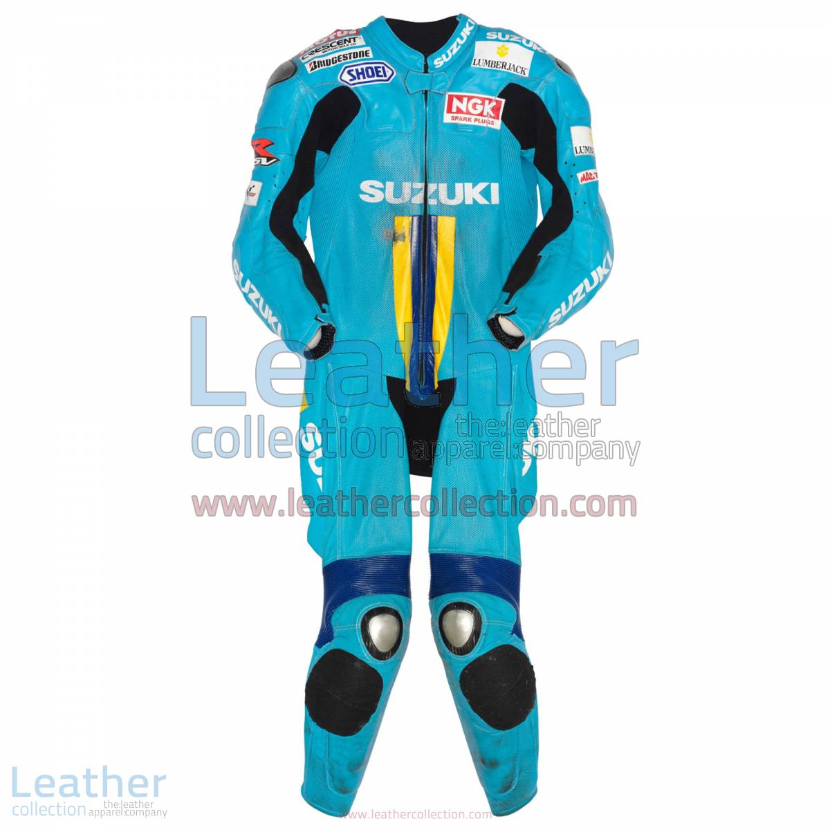 Chris Vermeulen Suzuki MotoGP 2007 Leather Suit