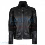 Deuce Classic Biker Leather Jacket Black | classic biker jacket