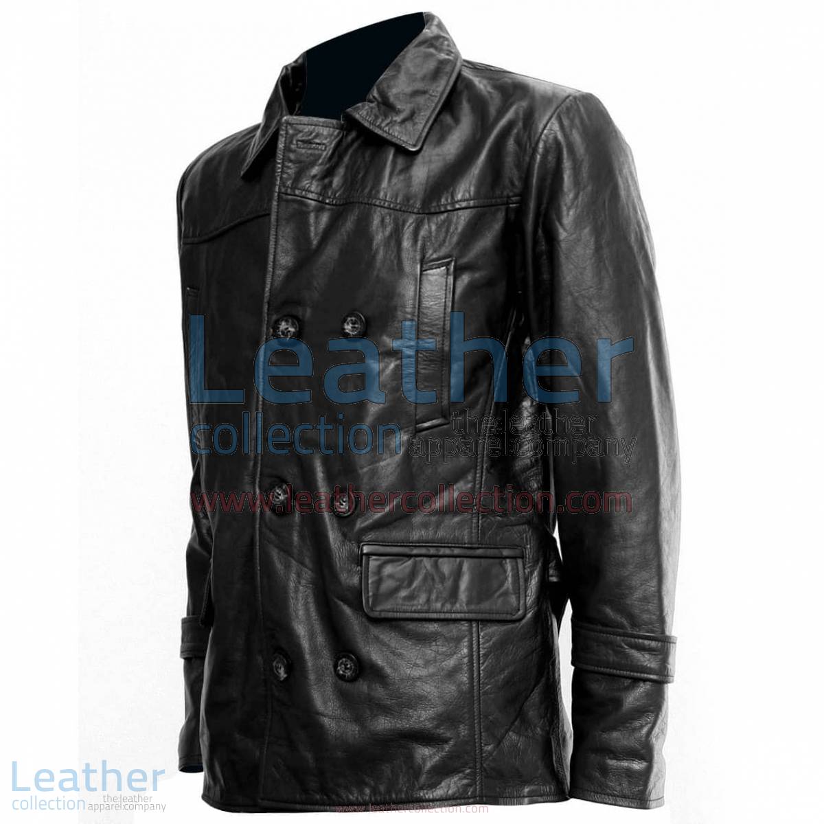 Doctor Who Black Leather Coat