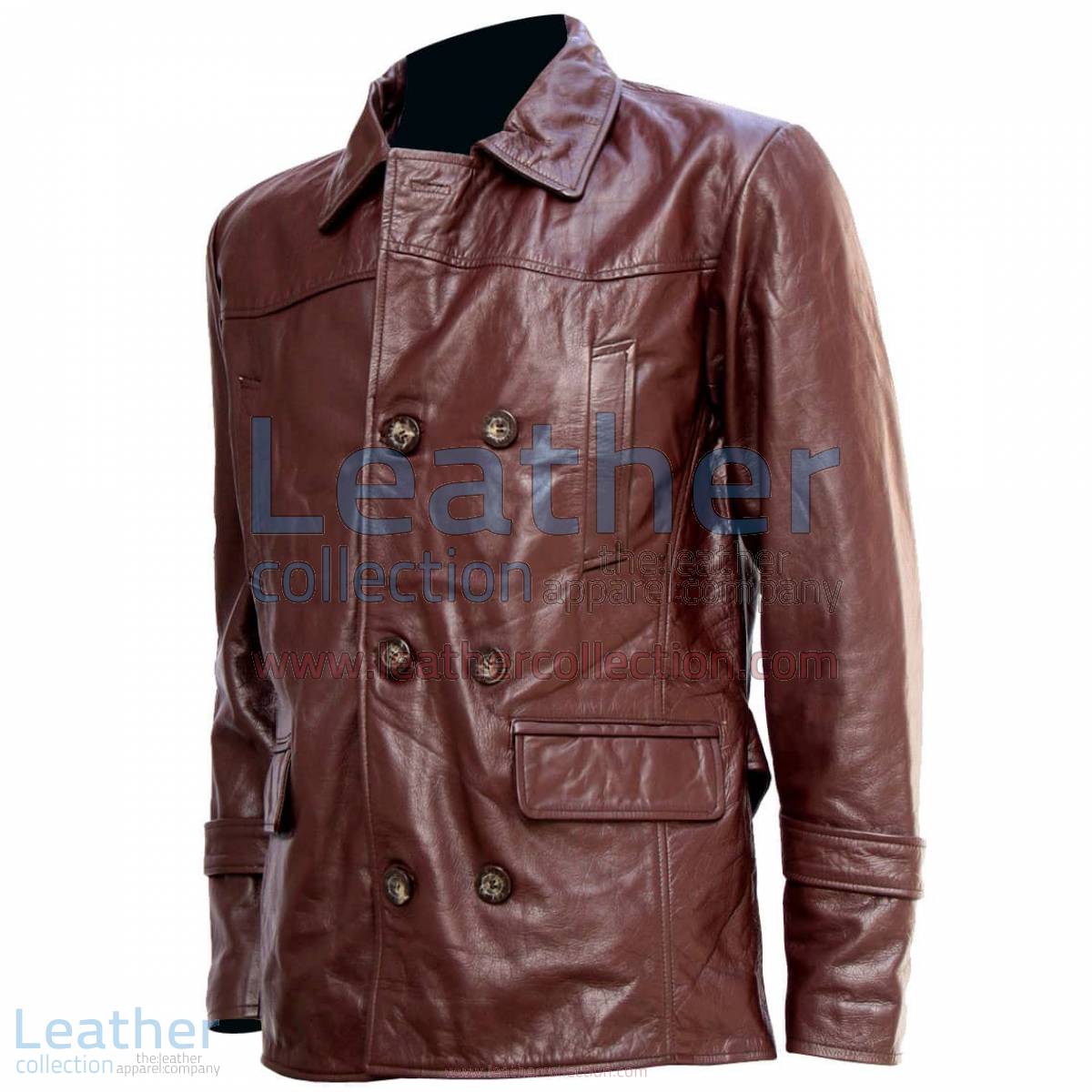 DR Who Brown Leather Coat