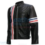 Easy Rider Captain America Biker Black Leather Jacket | easy rider jacket
