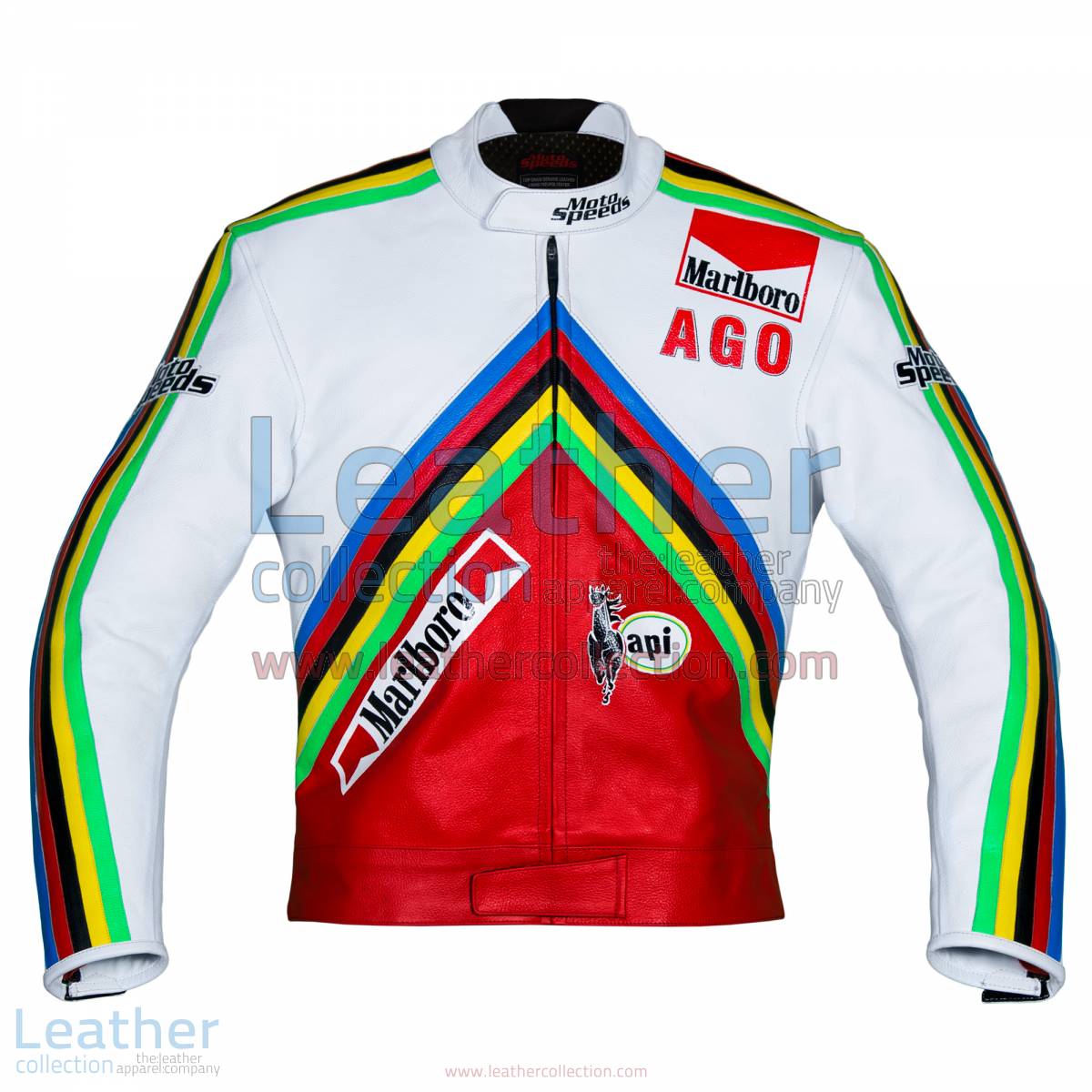 Giacomo Agostini MV Agusta GP 1975 Leather Jacket