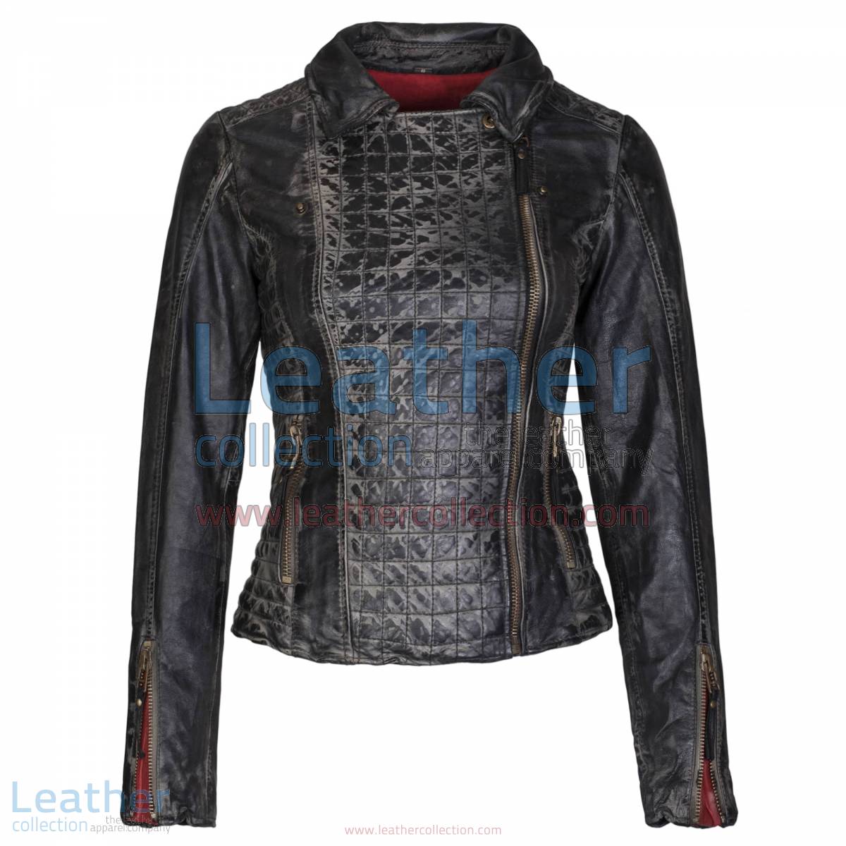 Heritage Ladies Black Fashion Leather Jacket