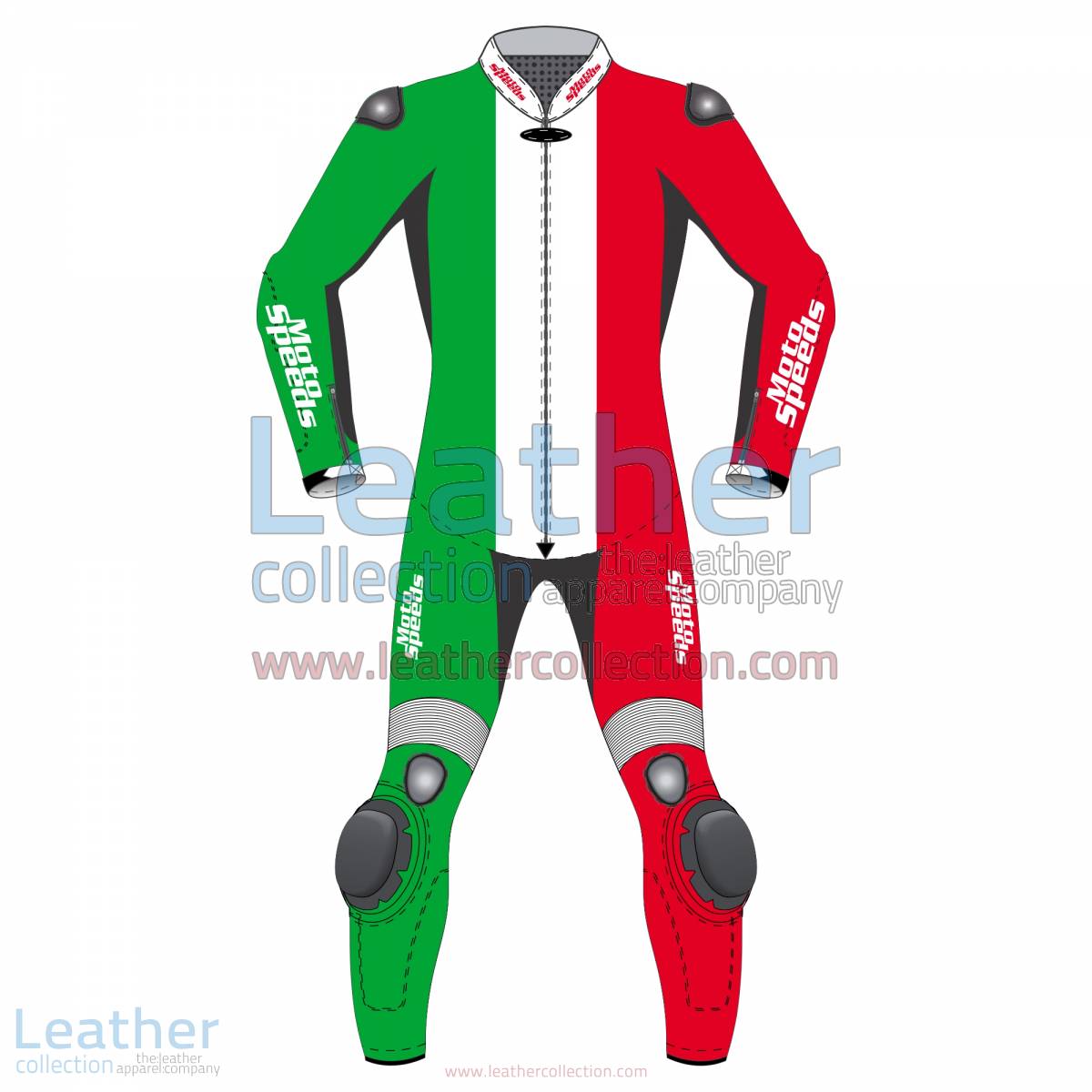 Italy Flag Moto Suit