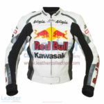 Kawasaki Ninja Red Bull Motorbike Leather Jacket | Red Bull jacket