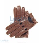 Lambskin Driving Gloves Brown | lambskin driving gloves