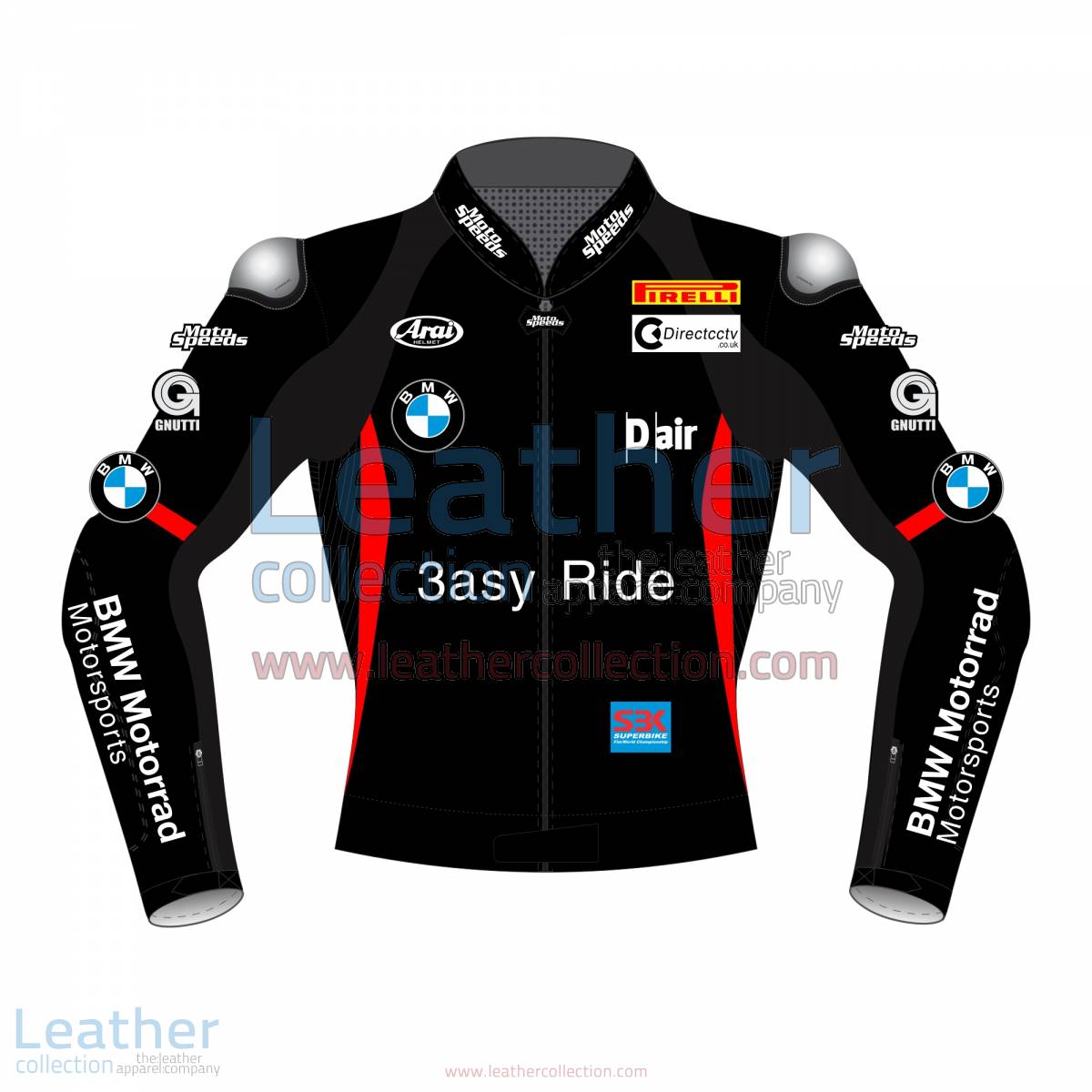Leon Haslam BMW Motorcycle Jacket Black