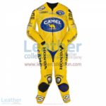 Max Biaggi Camel Honda MotoGP 2004 Leathers | honda leathers