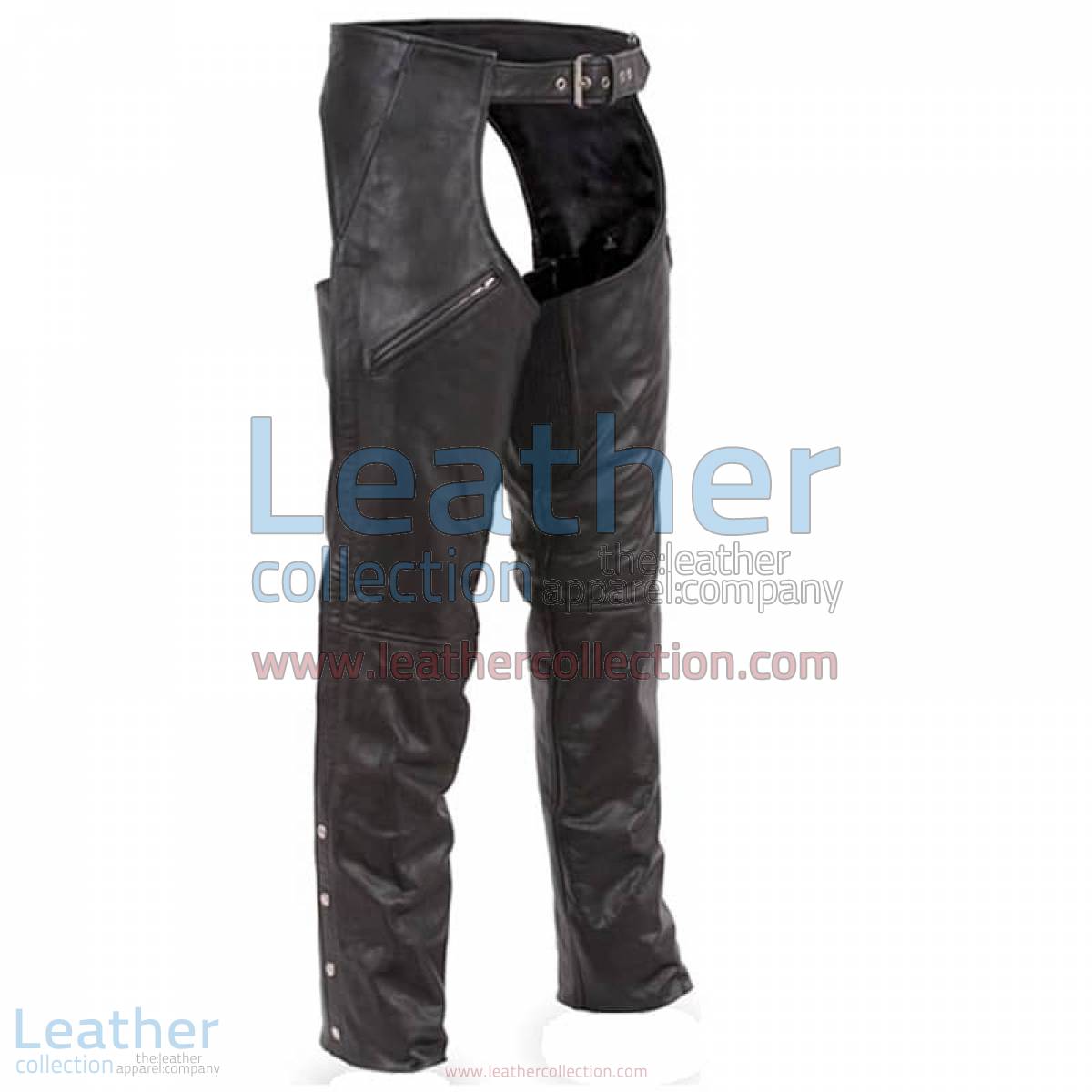 Premium Leather Biker Chaps