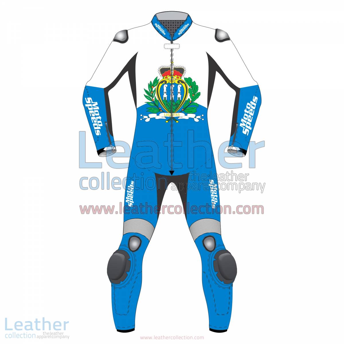 San Marino Flag Motorcycle Leathers