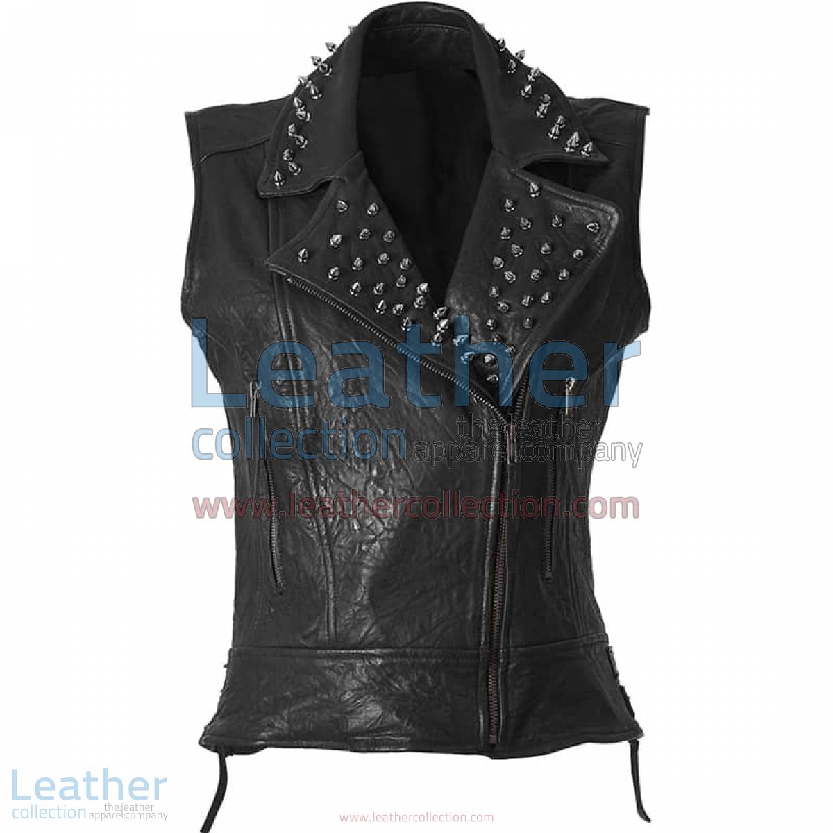 Spiked Fashion Leather Vest