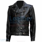 Terminator " Arnold " Biker Leather Jacket | biker leather jacket
