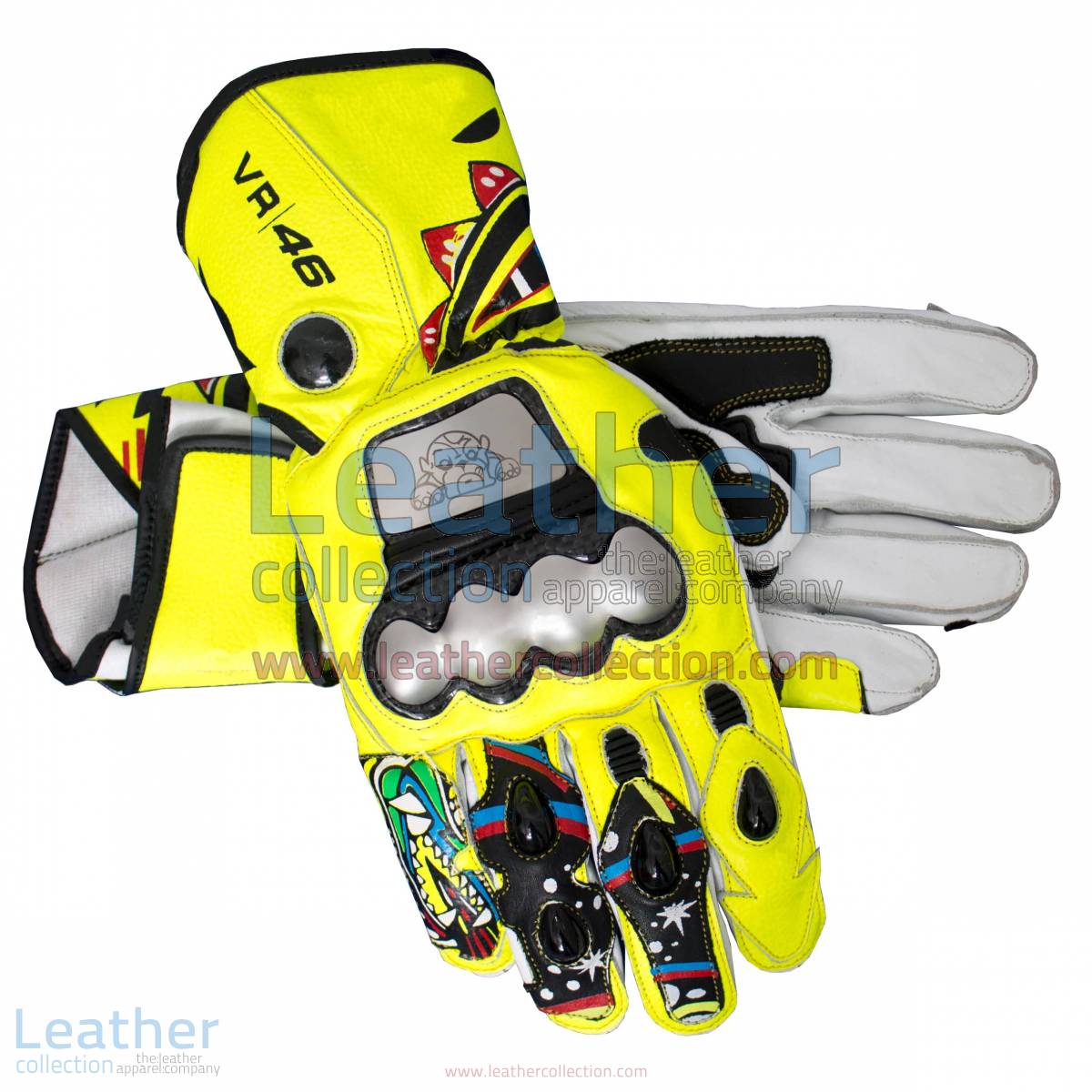 Valentino Rossi 2010 Motorcycle Gloves