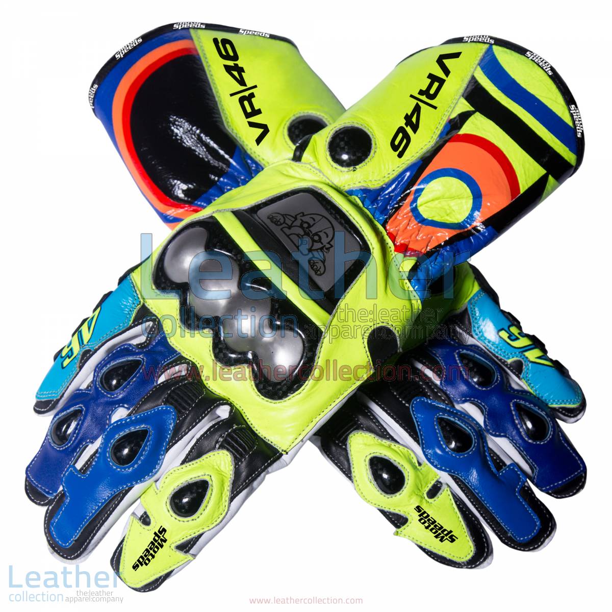 Valentino Rossi 2016 MotoGP Race Gloves