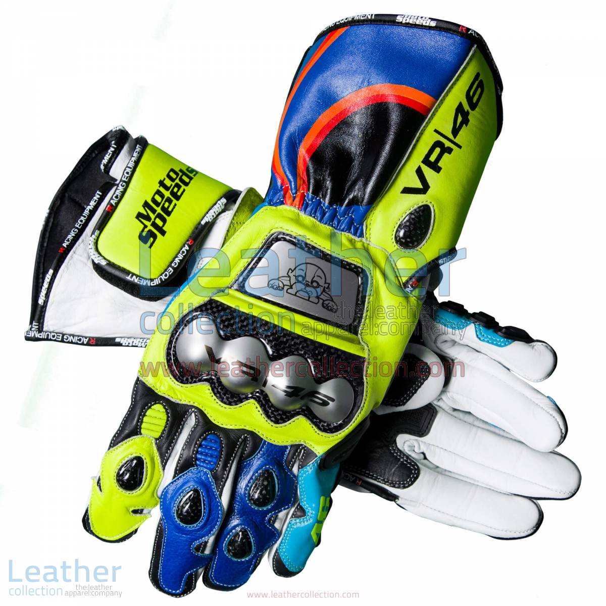 Valentino Rossi 2017-2018 MotoGP Gloves