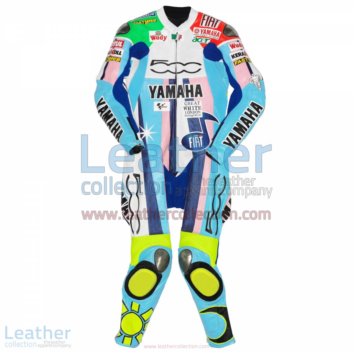 Valentino Rossi Yamaha Fiat 500 MotoGP 2007 Suit