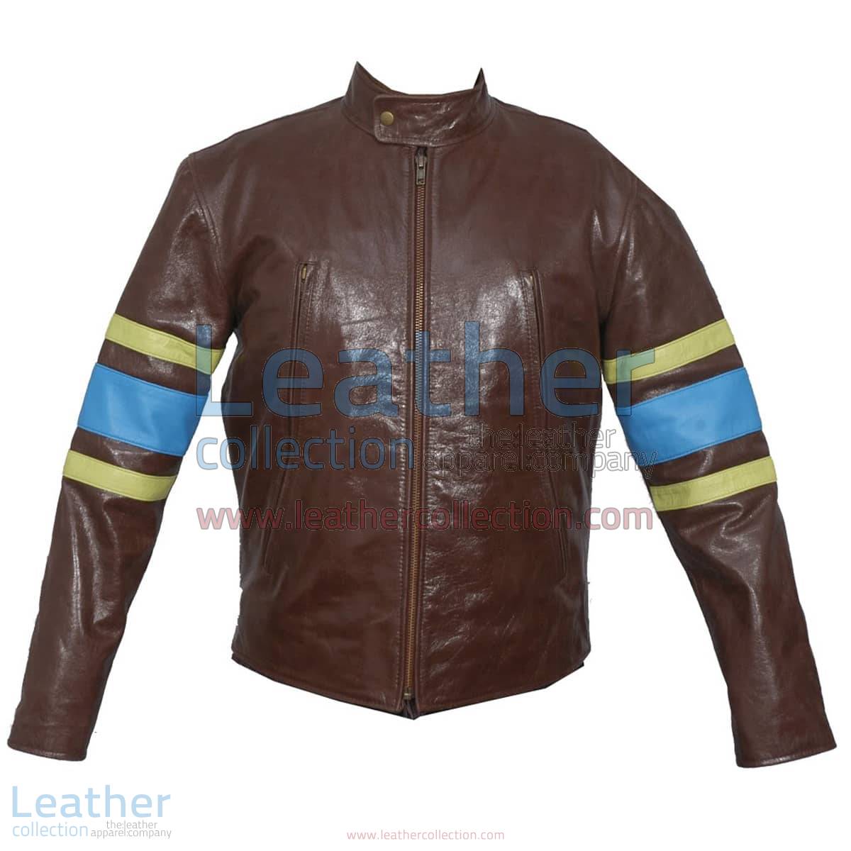 X-MEN Wolverine Origins Biker Leather Jacket