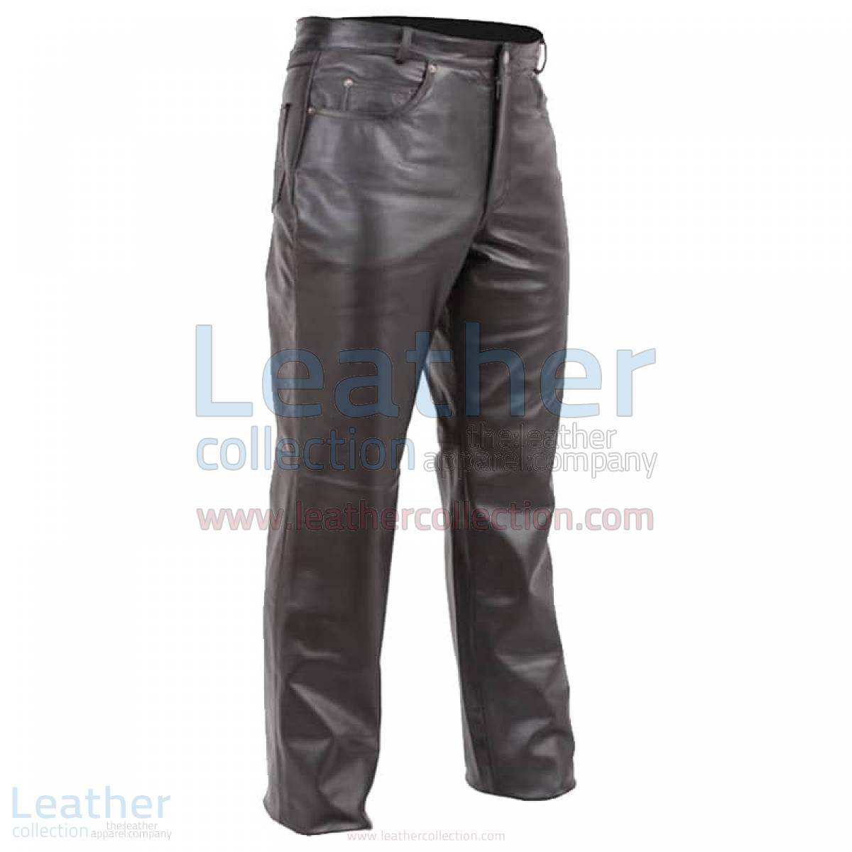 slim fit leather pants