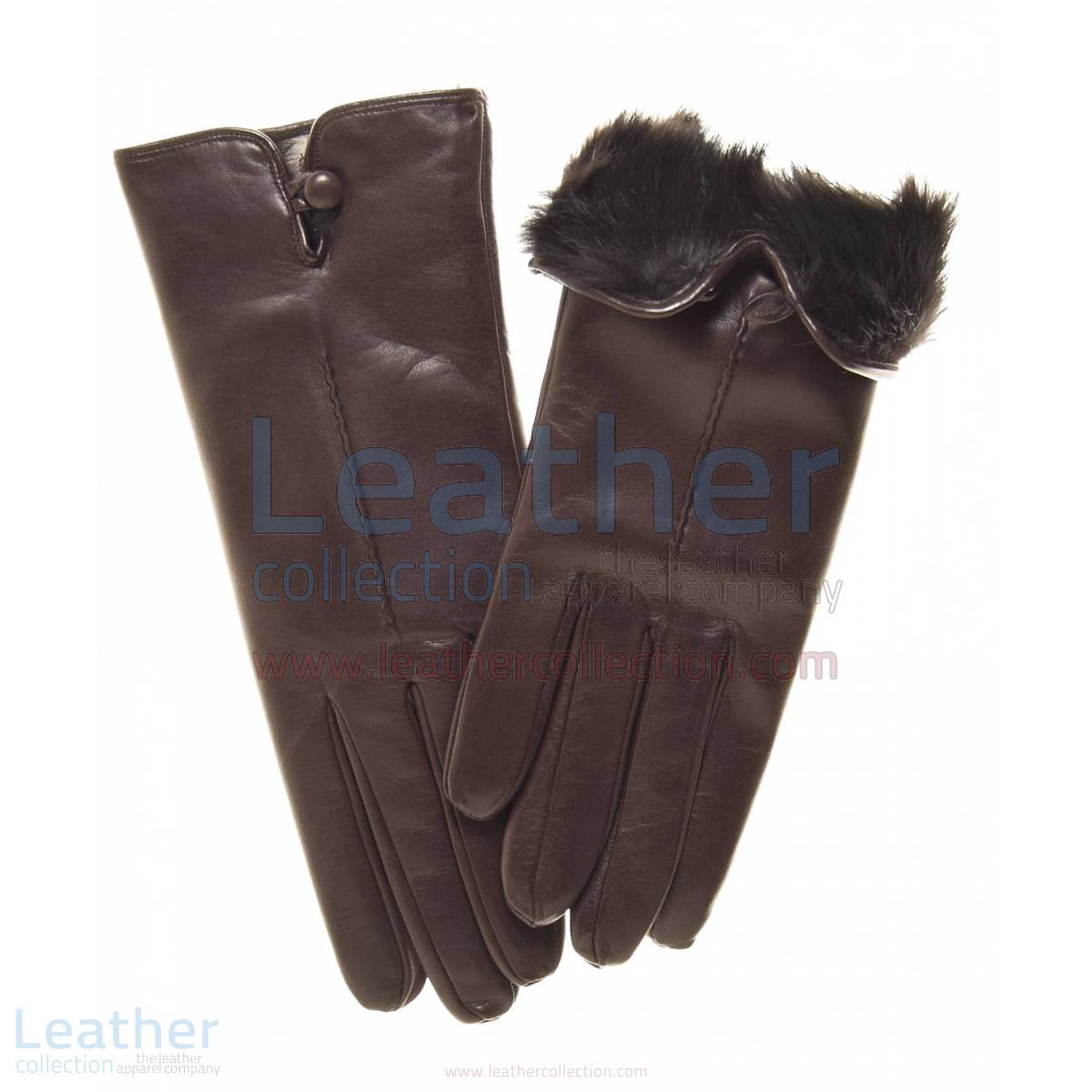 Fur Lined Leather Gloves