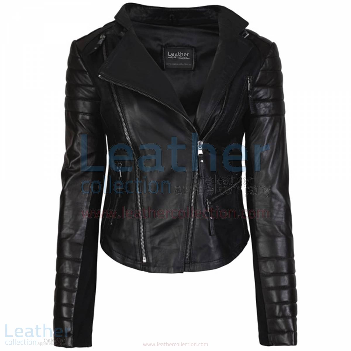 ladies real leather jacket