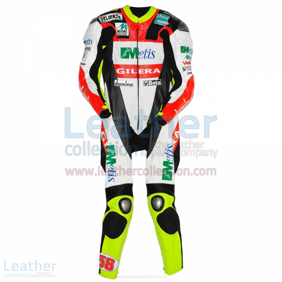 Marco Simoncelli Gilera GP 2008 Leathers