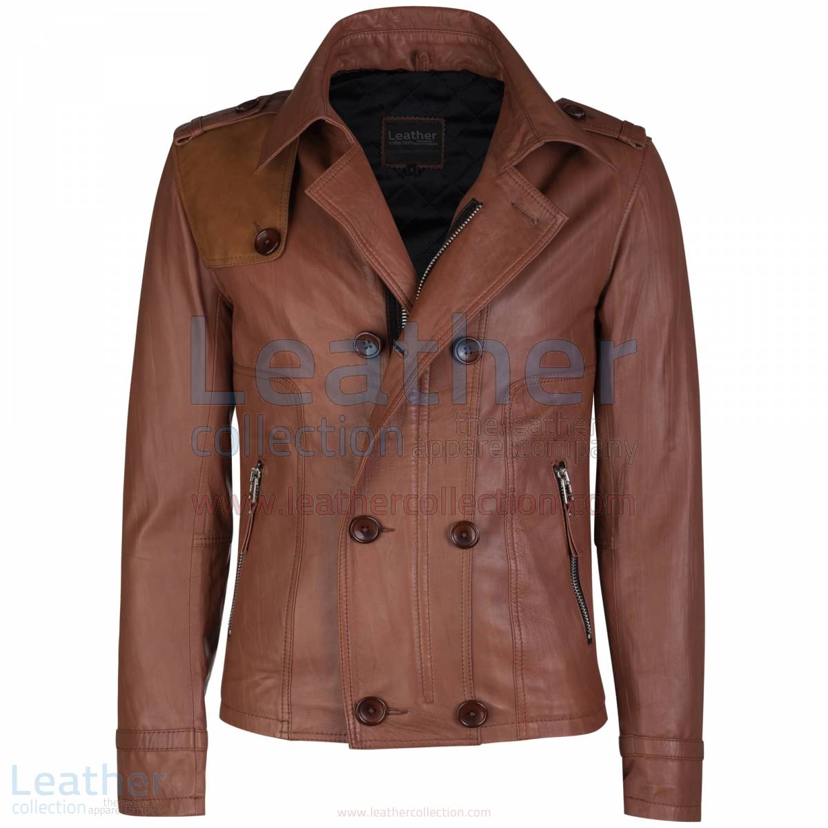 Unique Brown Leather Jacket