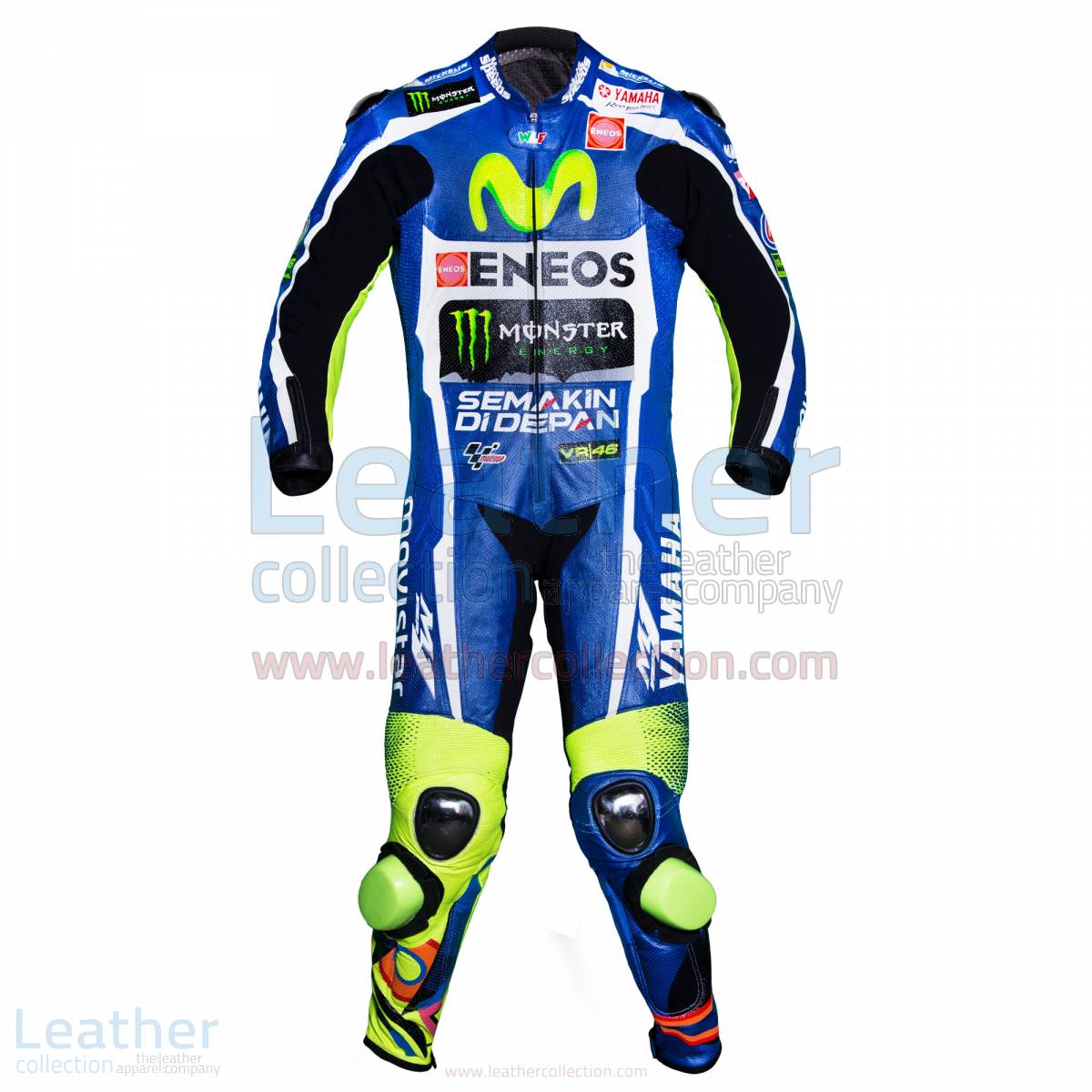Valentino Rossi Movistar Yamaha Le Mans MotoGP 2016 Suit