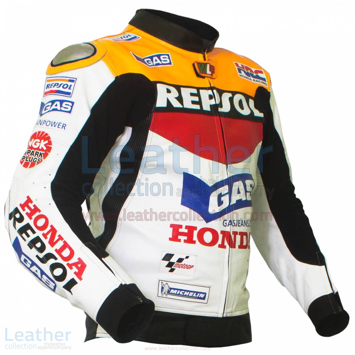 Valentino Rossi Repsol Honda MotoGP 2003 Leather Jacket