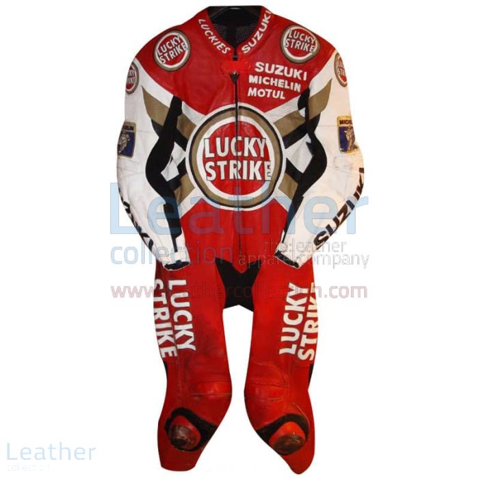 Anthony Gobert Suzuki Lucky Strike 1997 MotoGP Leathers front