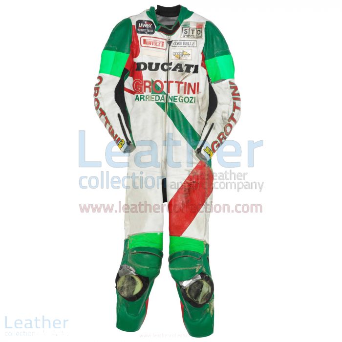 Davide Tardozzi Ducati ESB 1990 Race Suit front