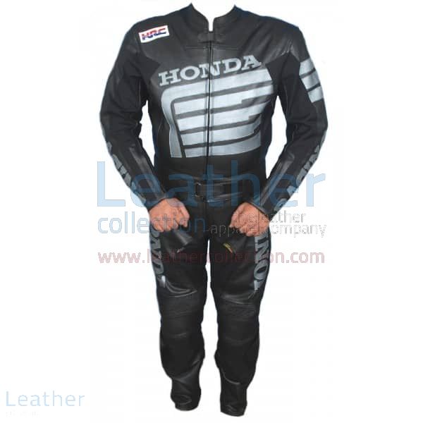 Honda Motorcycle Leather Suit Front