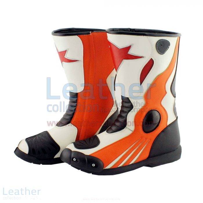 Honda Repsol Leather Motorbike Boots