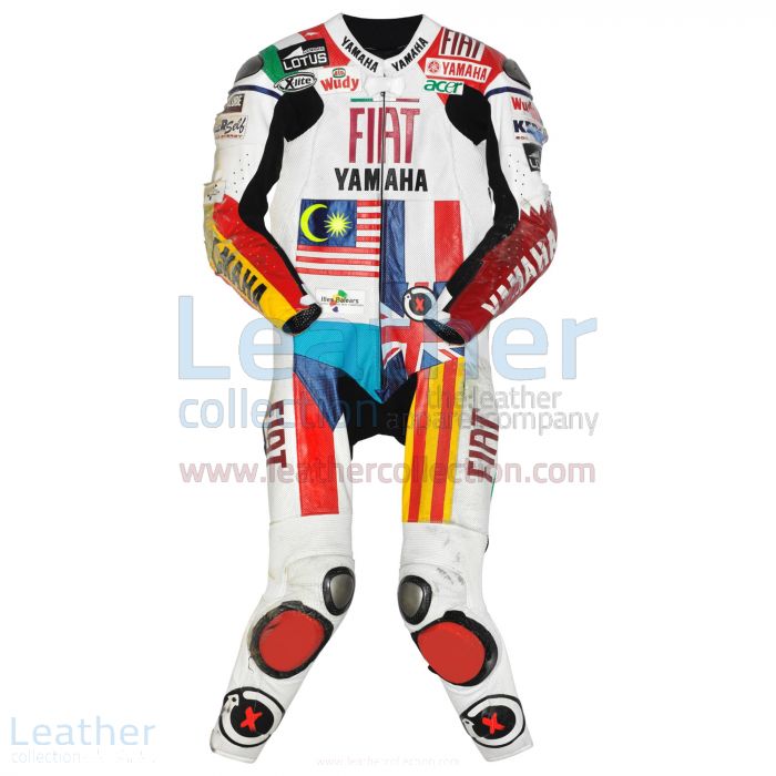 Jorge Lorenzo Yamaha MotoGP 2008 Leathers front view
