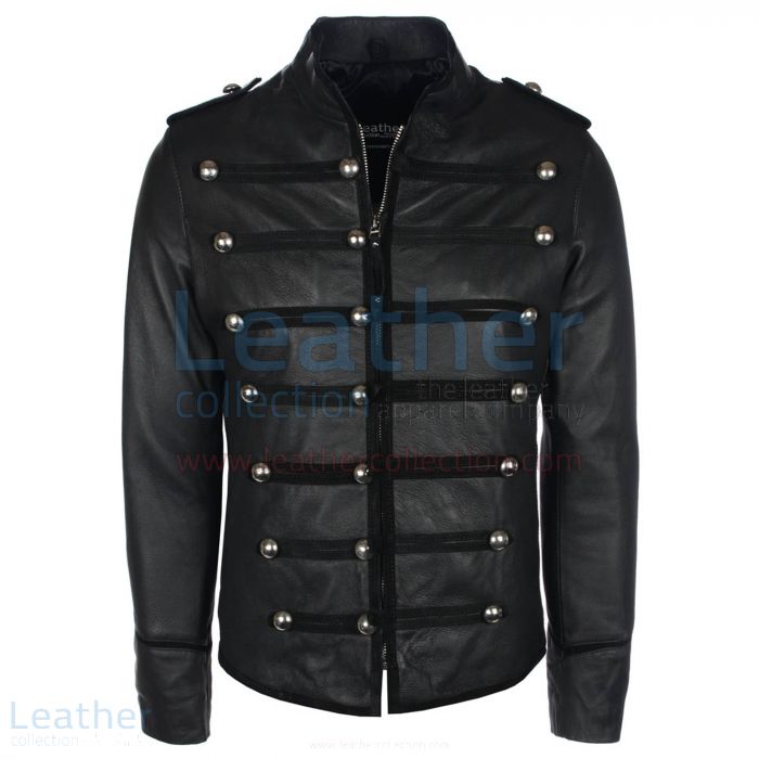 Prince Military Biker Jacket front view