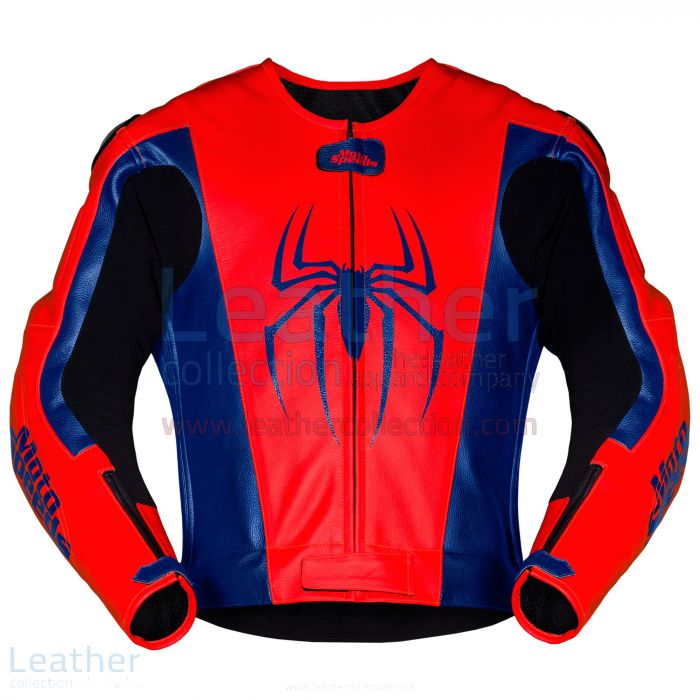 Spiderman Jacke aus Leder Vorderansicht