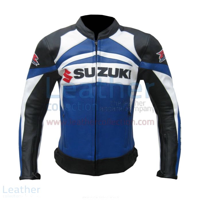 Suzuki GSXR Leather Jacket front view