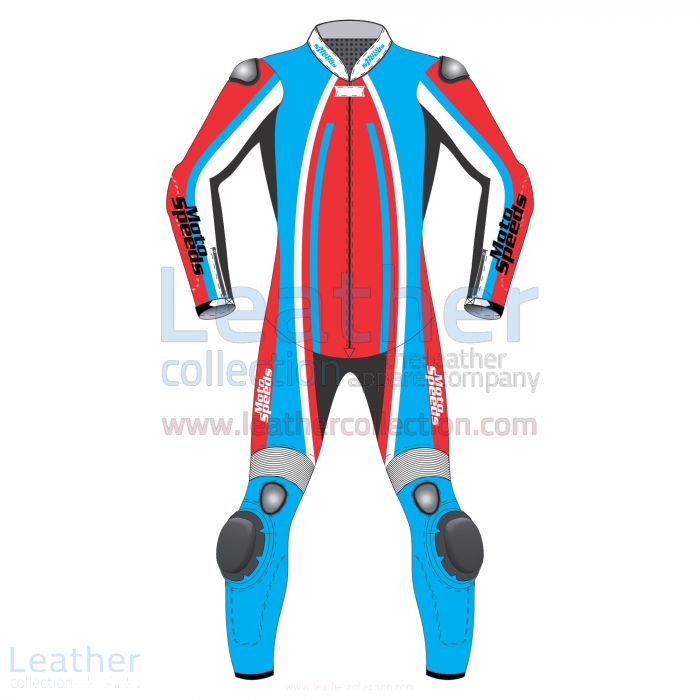 Track Leather Race Suit front view
