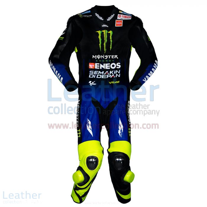 Valentino Rossi Yamaha Monster MotoGP 2019 Suit Front View